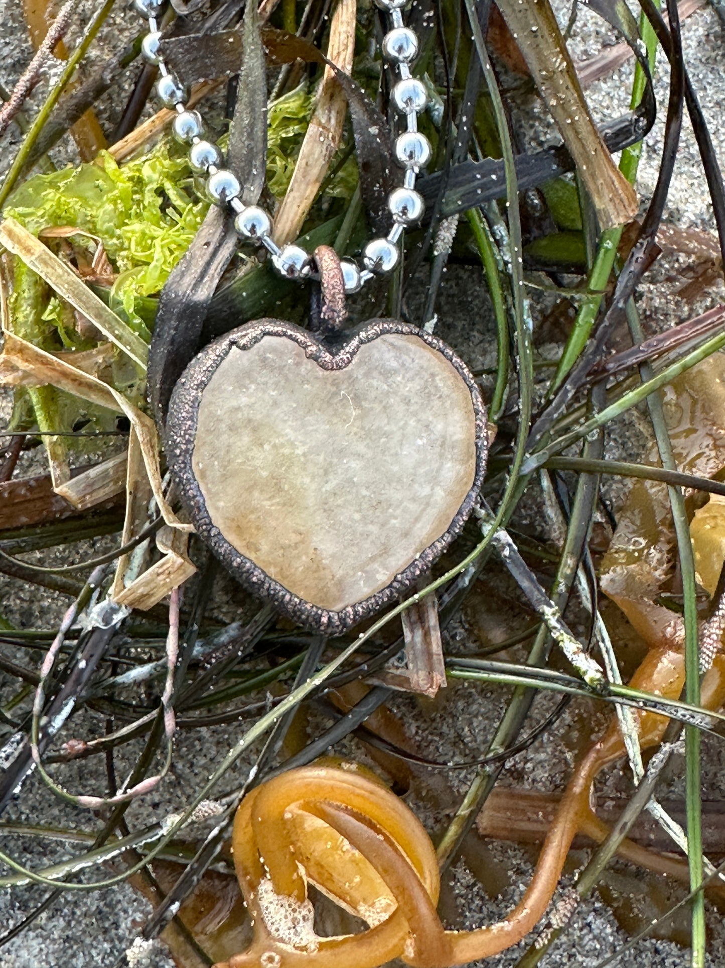 D. Heart Necklace | Yellow Aventurine |